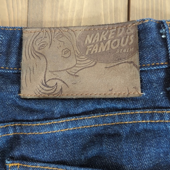 Naked & Famous Denim Men's Super Skinny Guy Jeans in Dirty Fade Selvedge - Picture 11 of 15